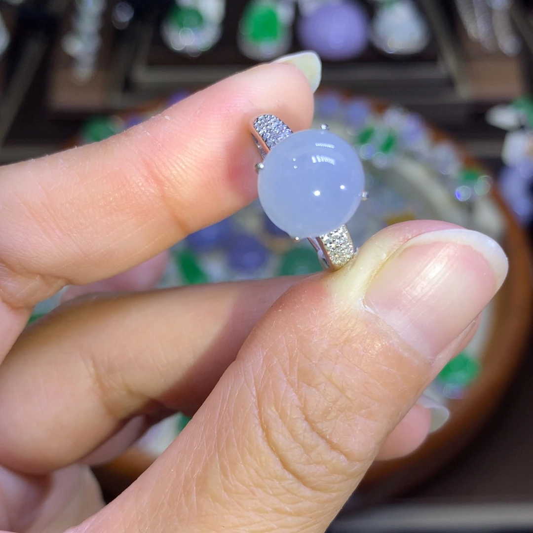 翡翠颈饰银S925镶嵌翡翠