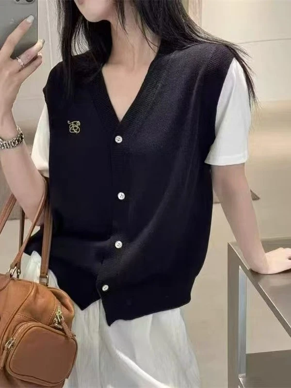 爆款短袖针织衫夏季新款气质减龄圆领麻花独特漂亮镂空上衣女夏季