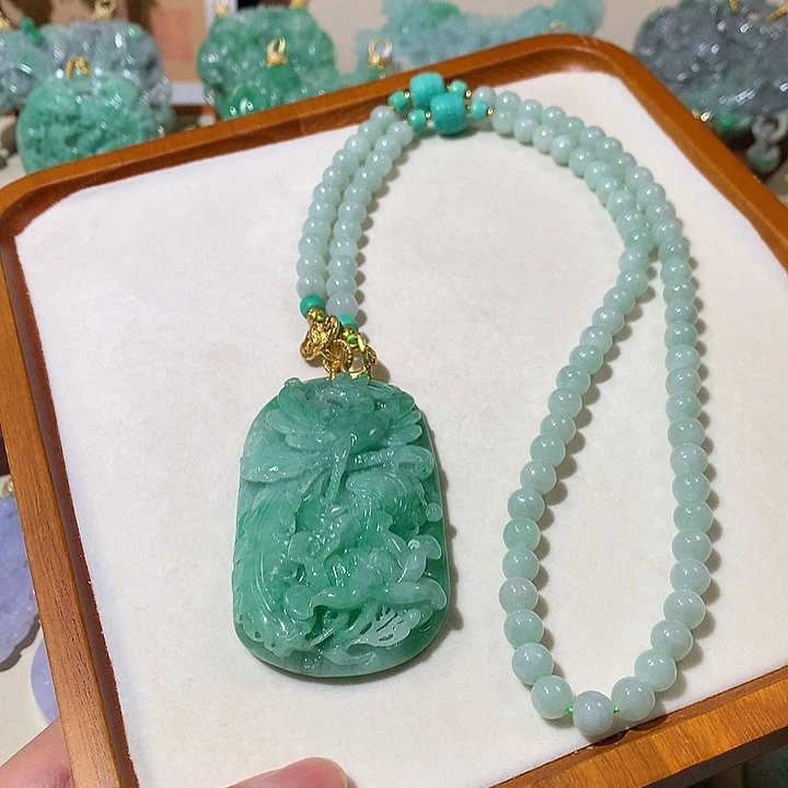 颈饰未镶嵌翡翠翡翠吊坠