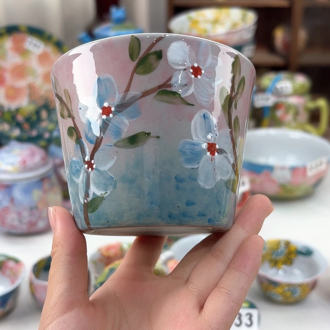 景德镇手绘高温釉下彩陶瓷茶具