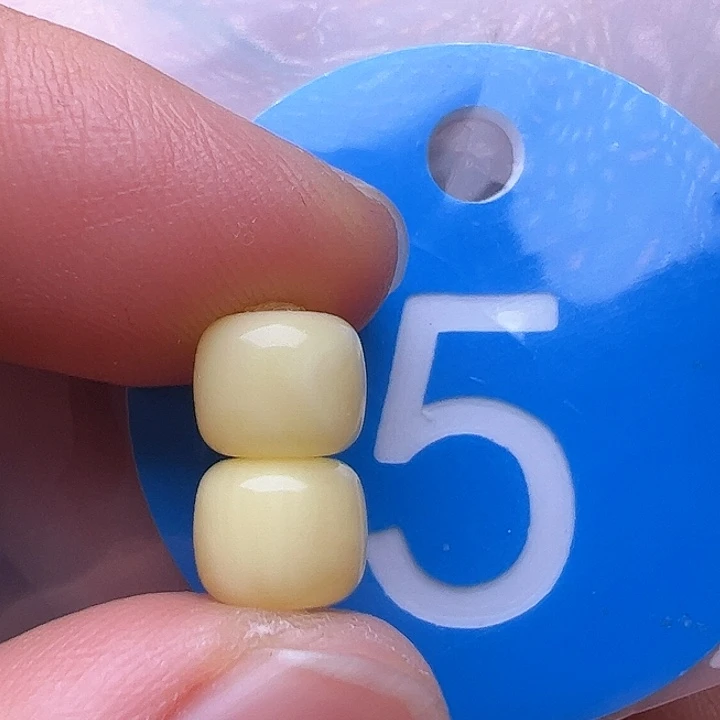 蜜蜡裸石未镶嵌7m m