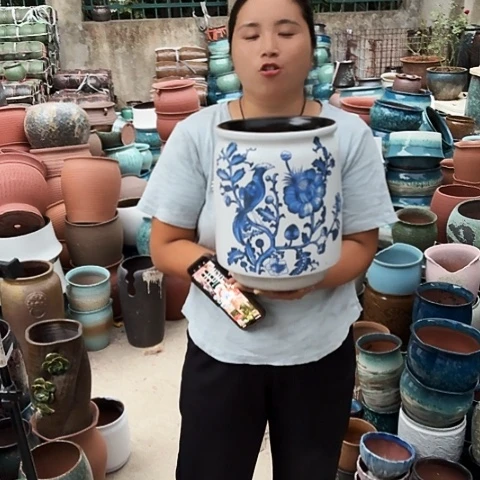 口20高28瑕疵一个盆子。