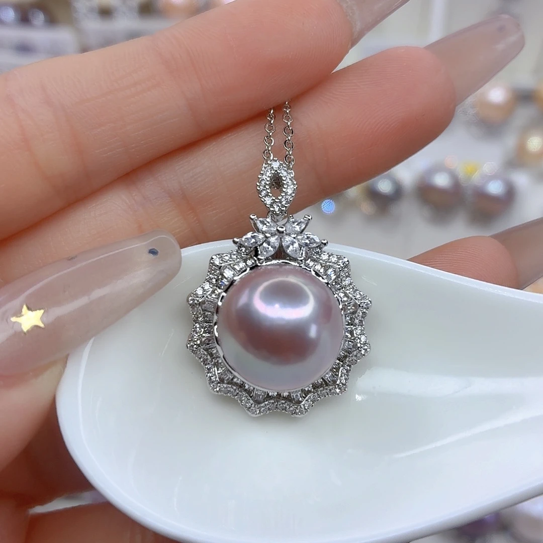 颈饰淡水珍珠合金