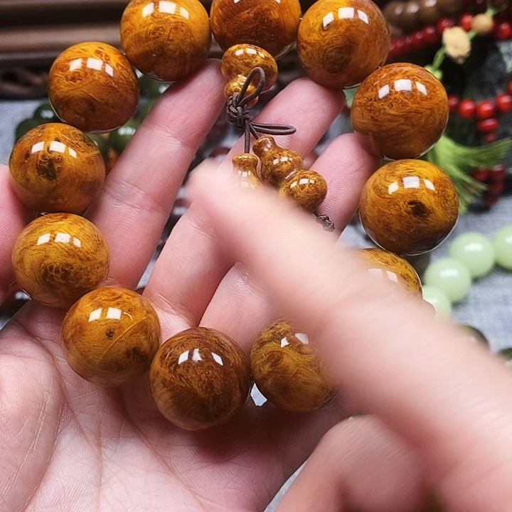 陶***备手串/手链松木（琥珀木）琥珀木