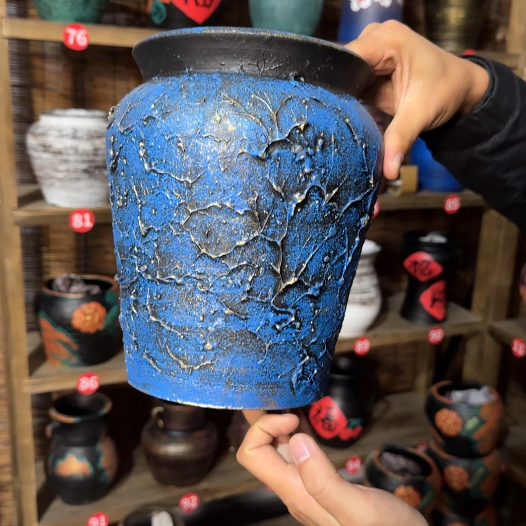 带孔高端浮雕花盆炸炸炸