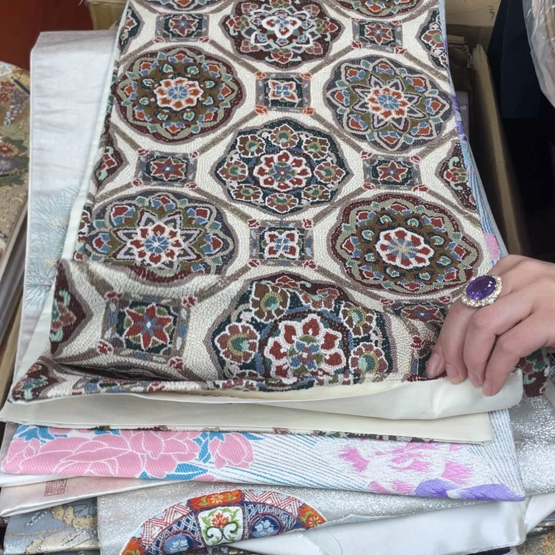 织绣唐錦桑蠶絲正絹面料