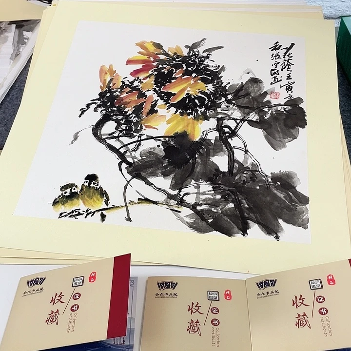 国画张圣敏先生纯手绘作品