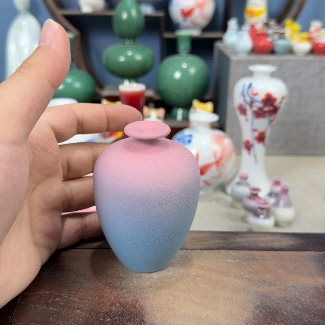 陶瓷手工小花器摆件