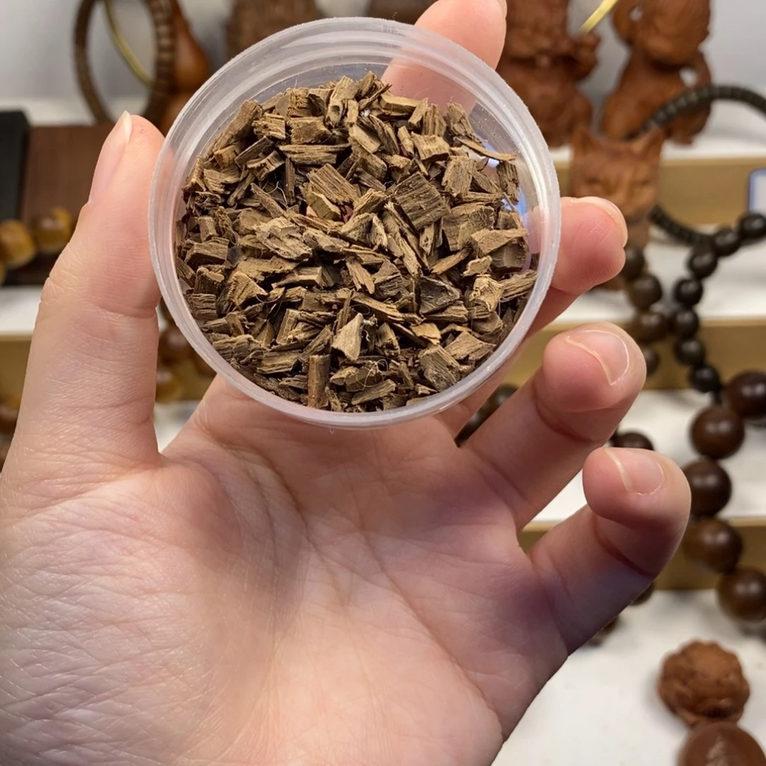 檀香木手串/手链老山檀香碎料20克奶香