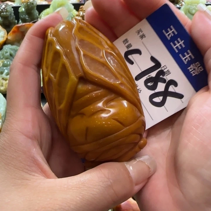 未镶嵌透闪石质玉把件