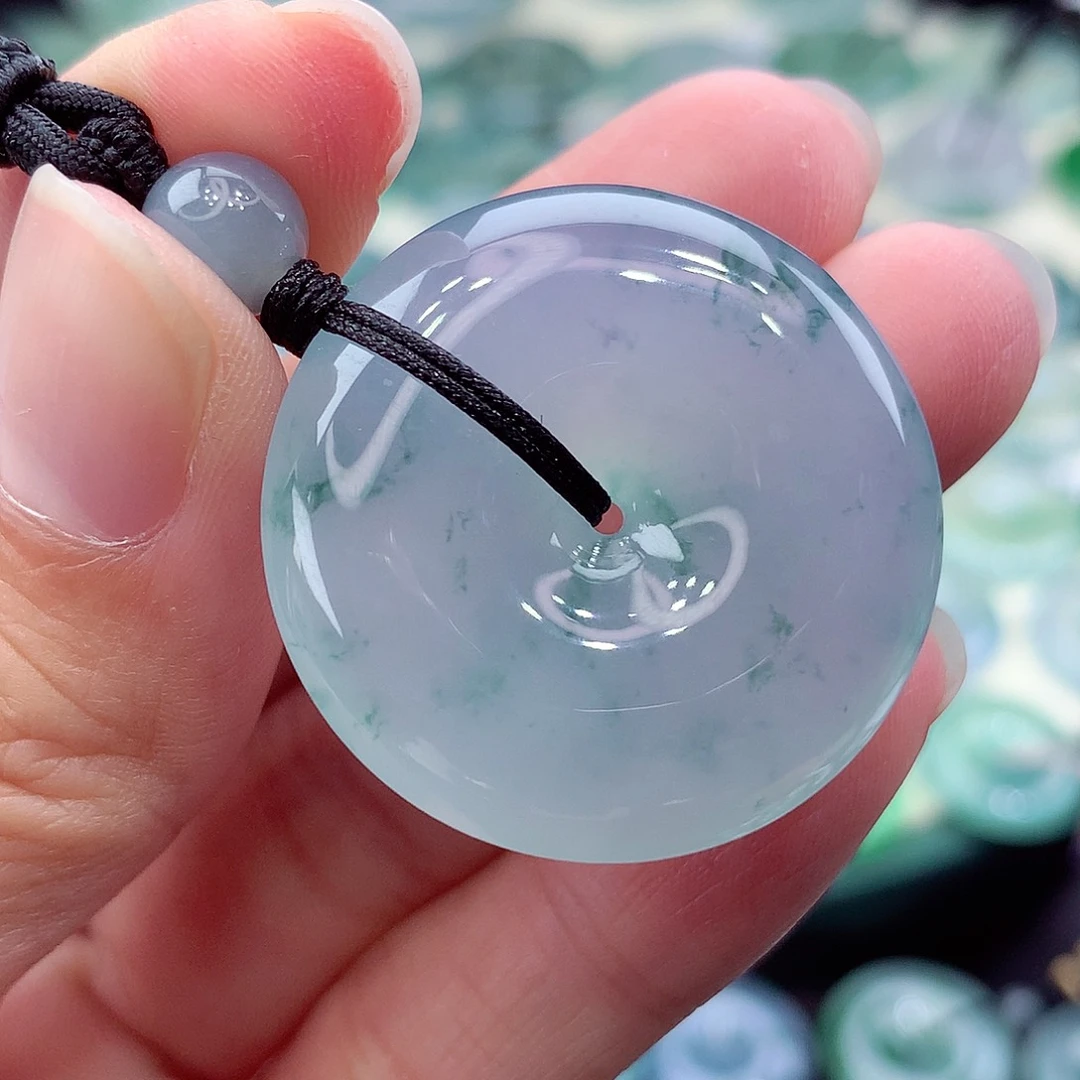 颈饰未镶嵌翡翠编号74尺寸30.8-7.7