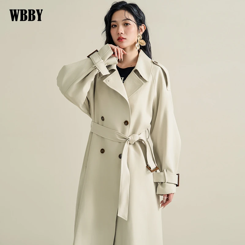 风衣外套女2025新款早秋小个子长款今年流行正品大牌高级感樱花香