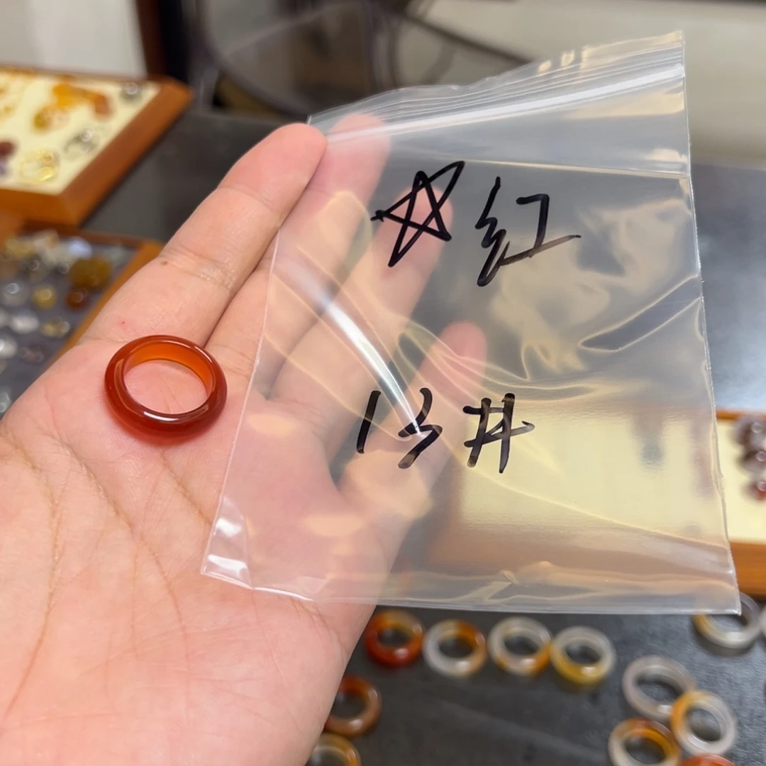 未镶嵌玛瑙/玉髓珠宝半成品