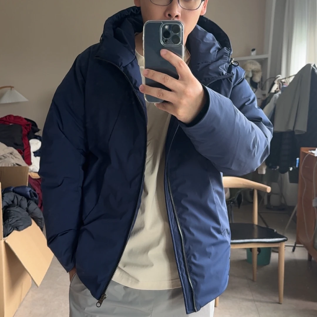 208款 男式连帽羽绒服 功能性羽绒服 挡风防水 保暖轻盈
