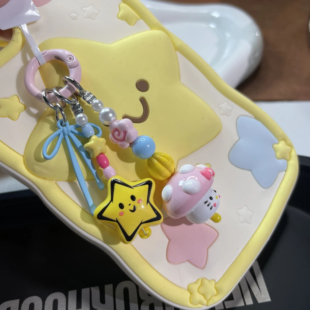 5171粉色蘑菇原创手机链