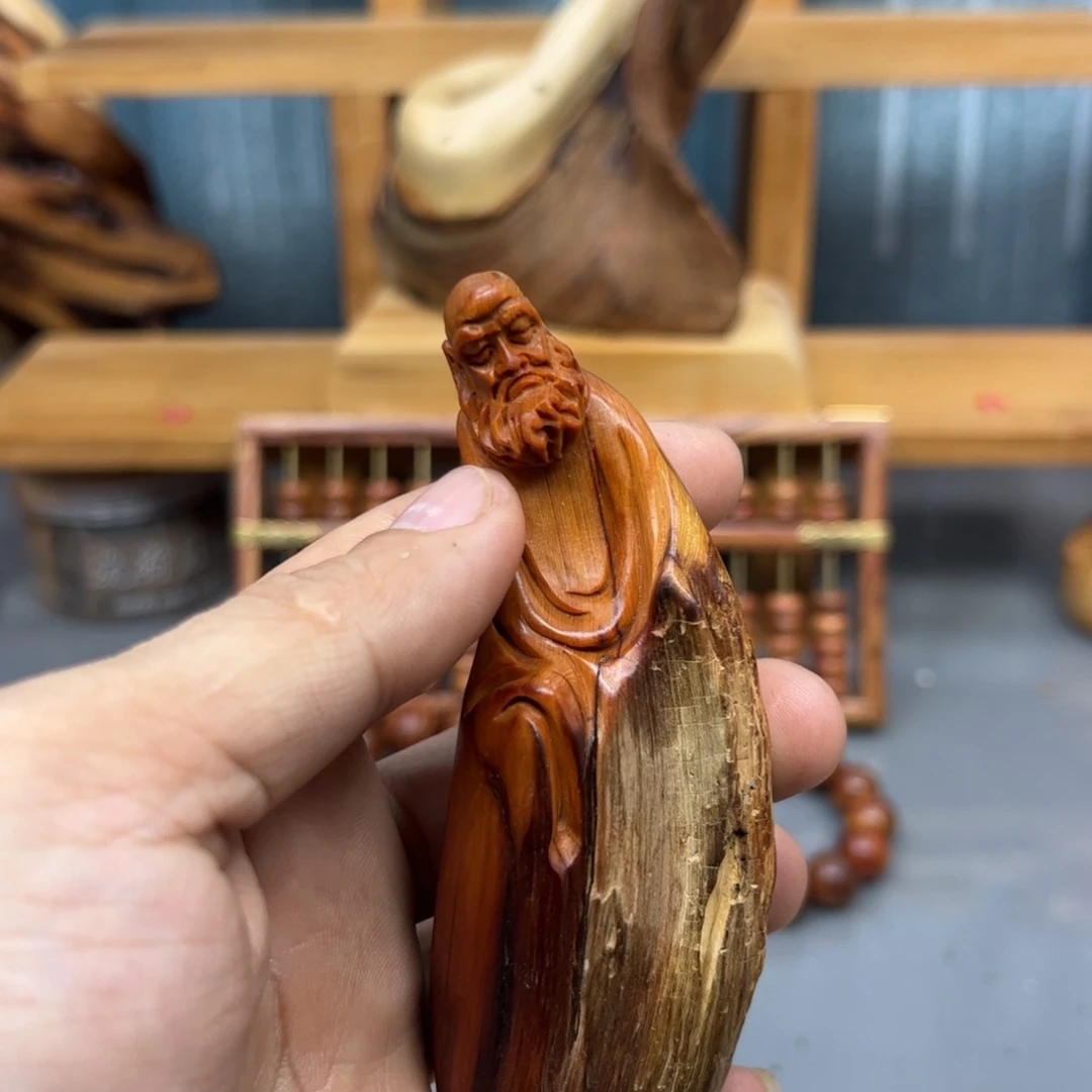 瑞***聘木崖柏木摆件手把件