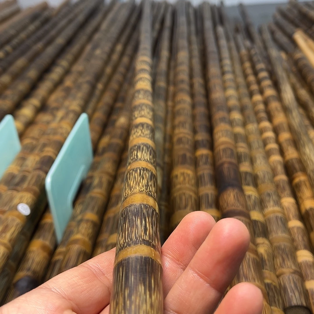 会***鱼竹精美金丝实心竹1.3米长直径1.9cm