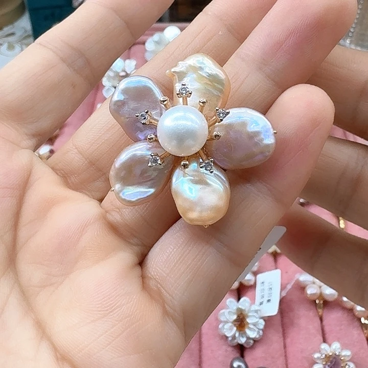未镶嵌戒指淡水珍珠