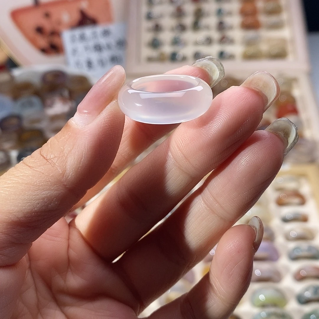 未镶嵌戒指玛瑙/玉髓B 29不退换港12+