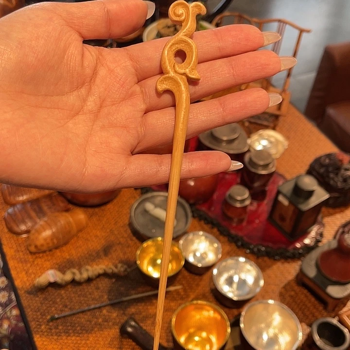 茶壶紫砂竹雕刻茶针