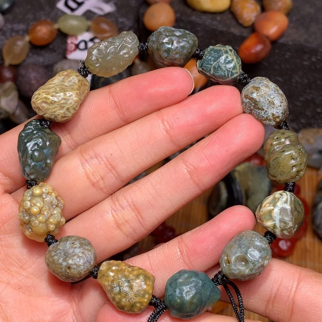 未镶嵌玛瑙/玉髓珠宝半成品