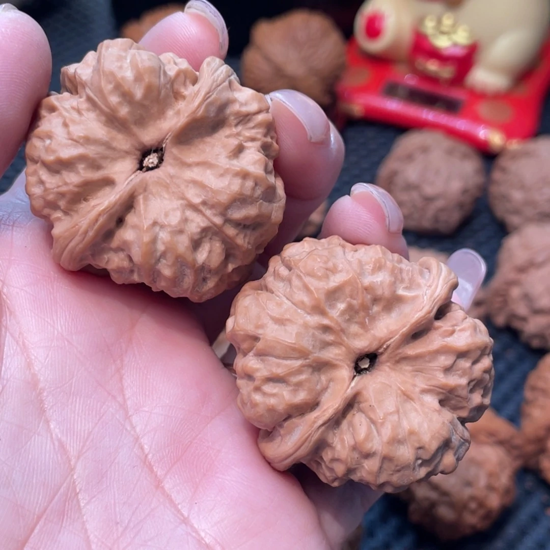 文玩核桃把件我****吗蛤蟆头3.9全品