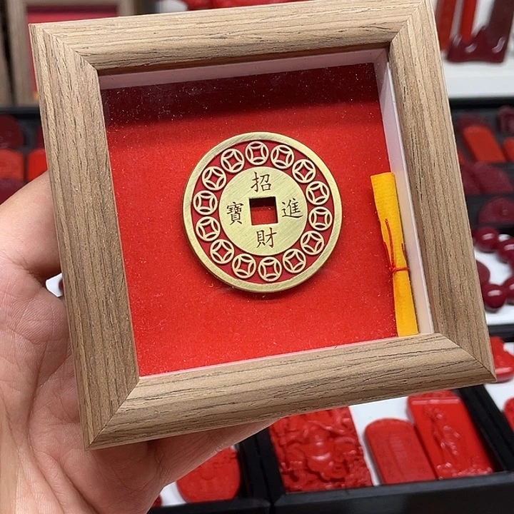 天然辰砂朱砂招财进宝小摆台