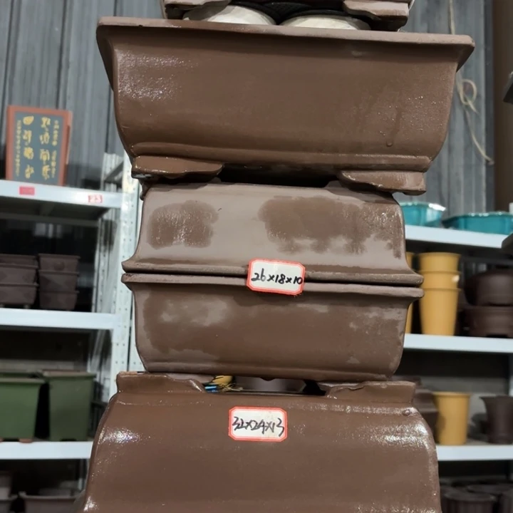 紫砂花盆             100-6