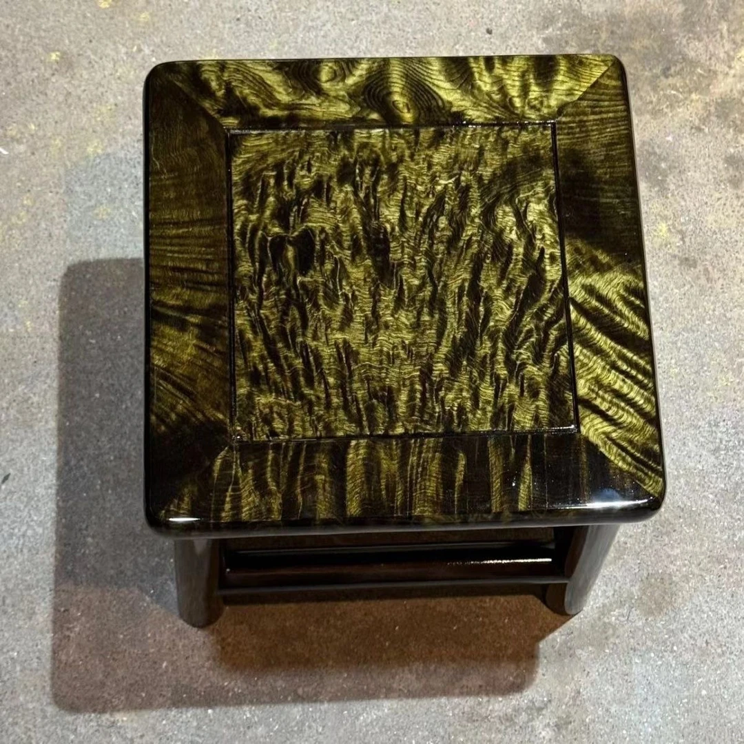 楠木富贵凳全实木四脚家用椅子换鞋凳红木小凳子客