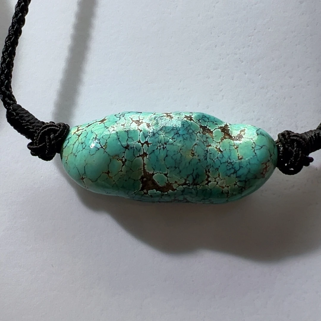 绿松石未镶嵌挂件