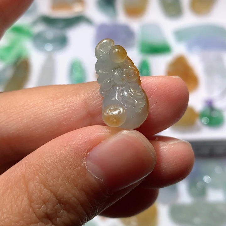 未镶嵌定制翡翠钱袋