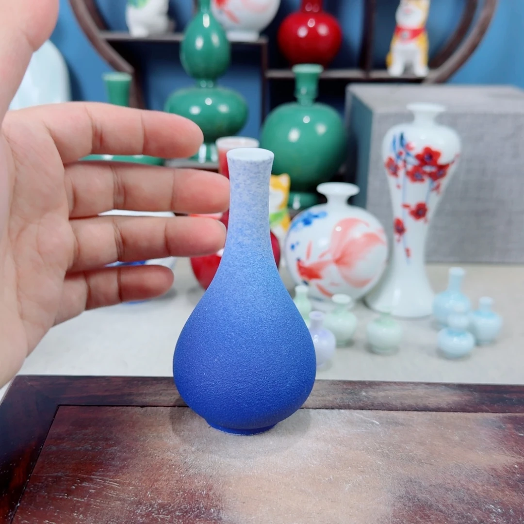 陶瓷手工小花器摆件