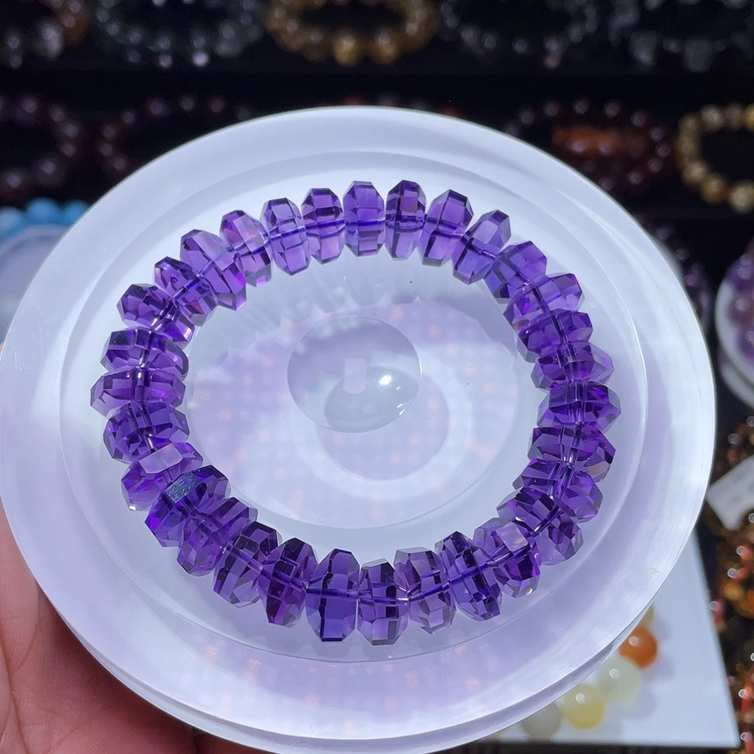 未镶嵌水晶手链巴西紫水晶