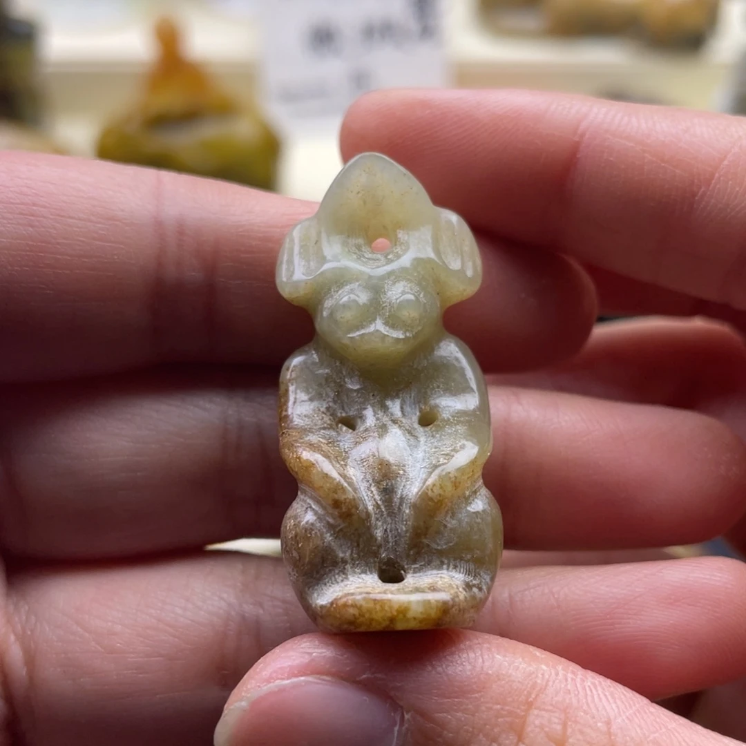 和田玉未镶嵌颈饰51