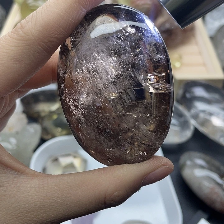 未镶嵌发晶珠宝半成品324水晶