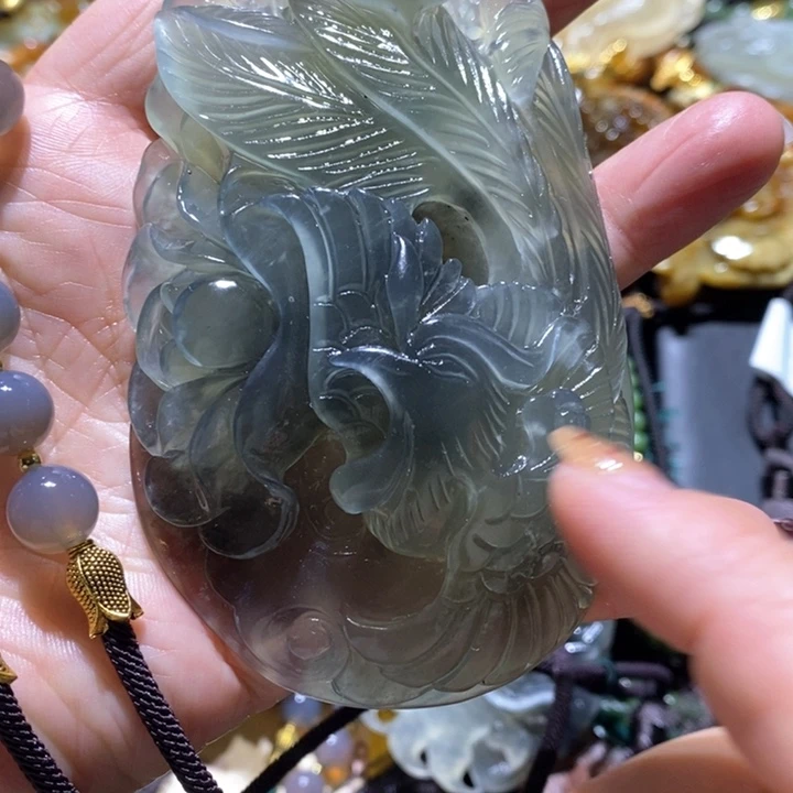 岫玉毛衣链未镶嵌