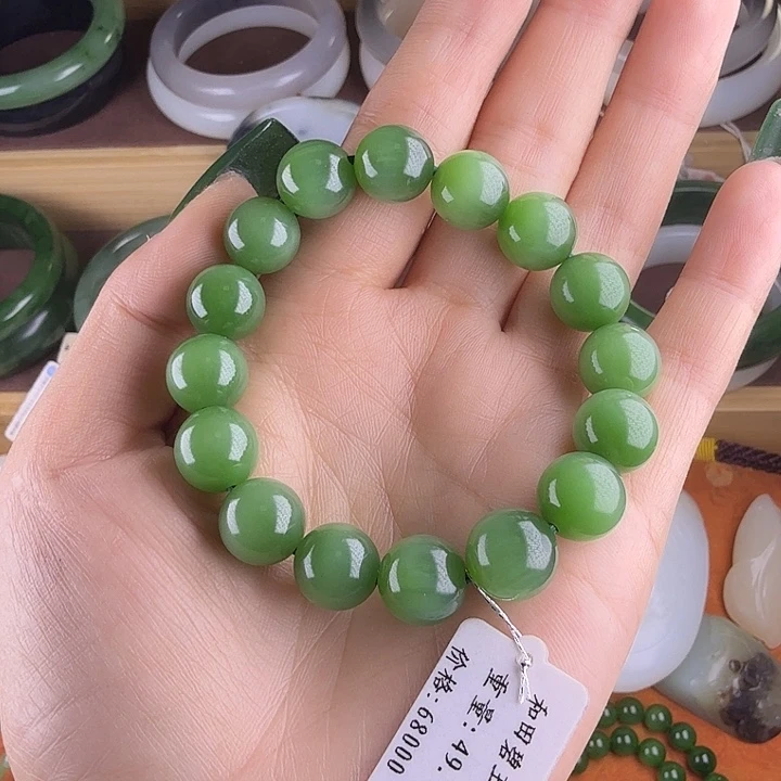 和田玉（糖玉）未镶嵌手链