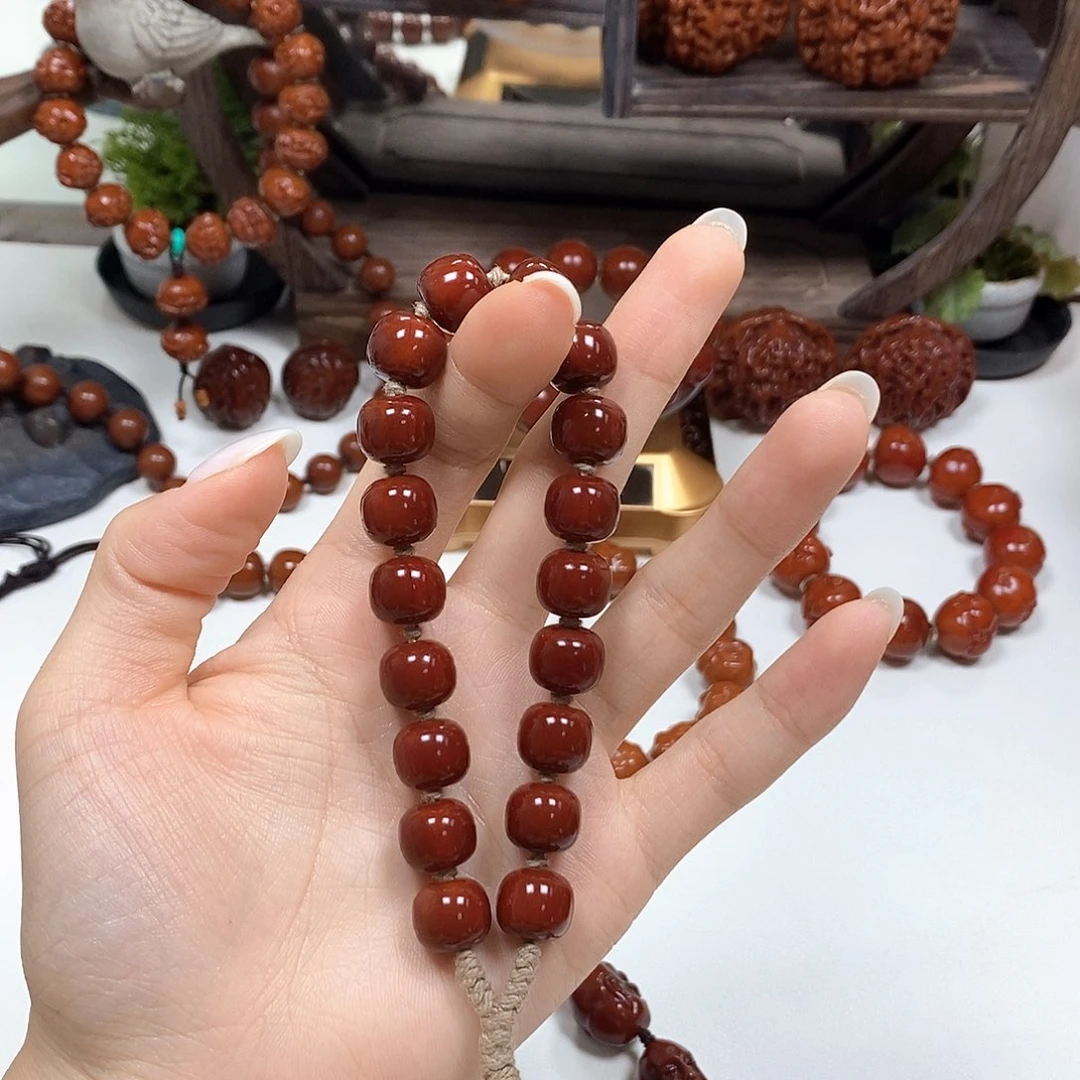 橄榄核把件体**下老型手持