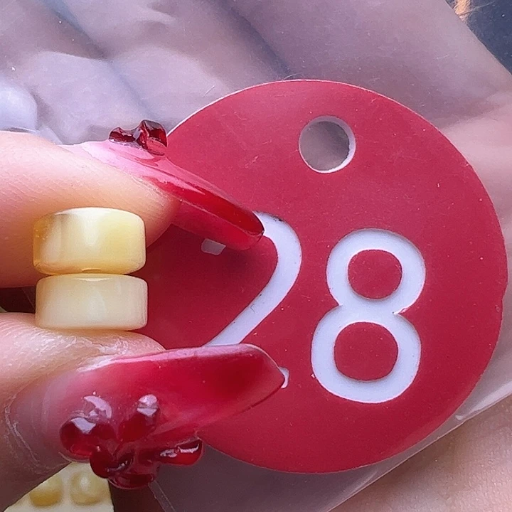 蜜蜡裸石未镶嵌8/4mm 精工隔片
