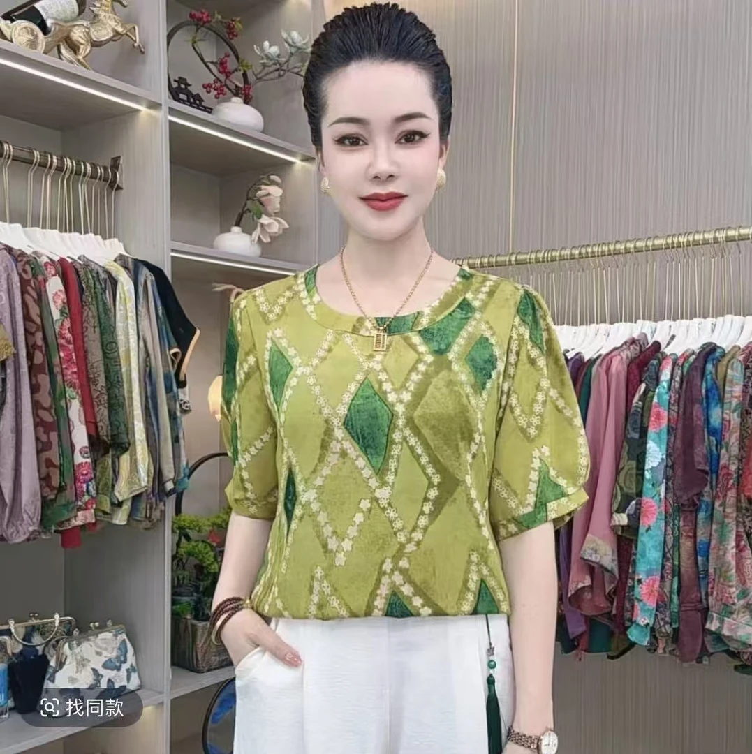 【反季清仓】2025夏季时尚气质女装宽松洋气小衫