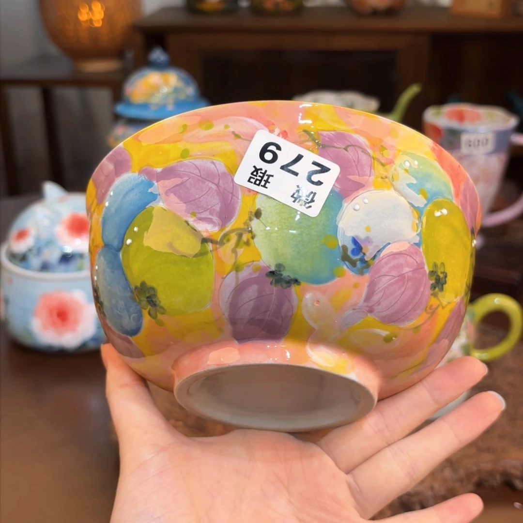 景德镇手绘高温釉下彩陶瓷茶具