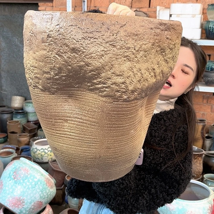 正品口35高39花盆……