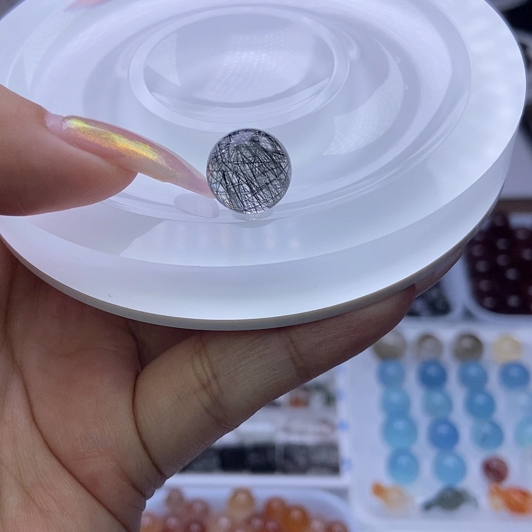 露***西水晶银S925镶嵌手链定制打孔不退换