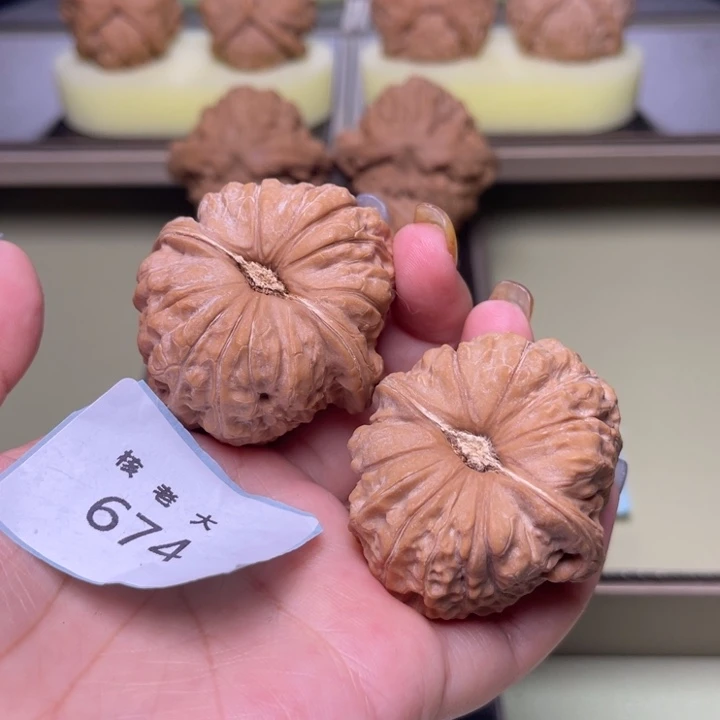 文玩核桃把件南瓜44.674 56克