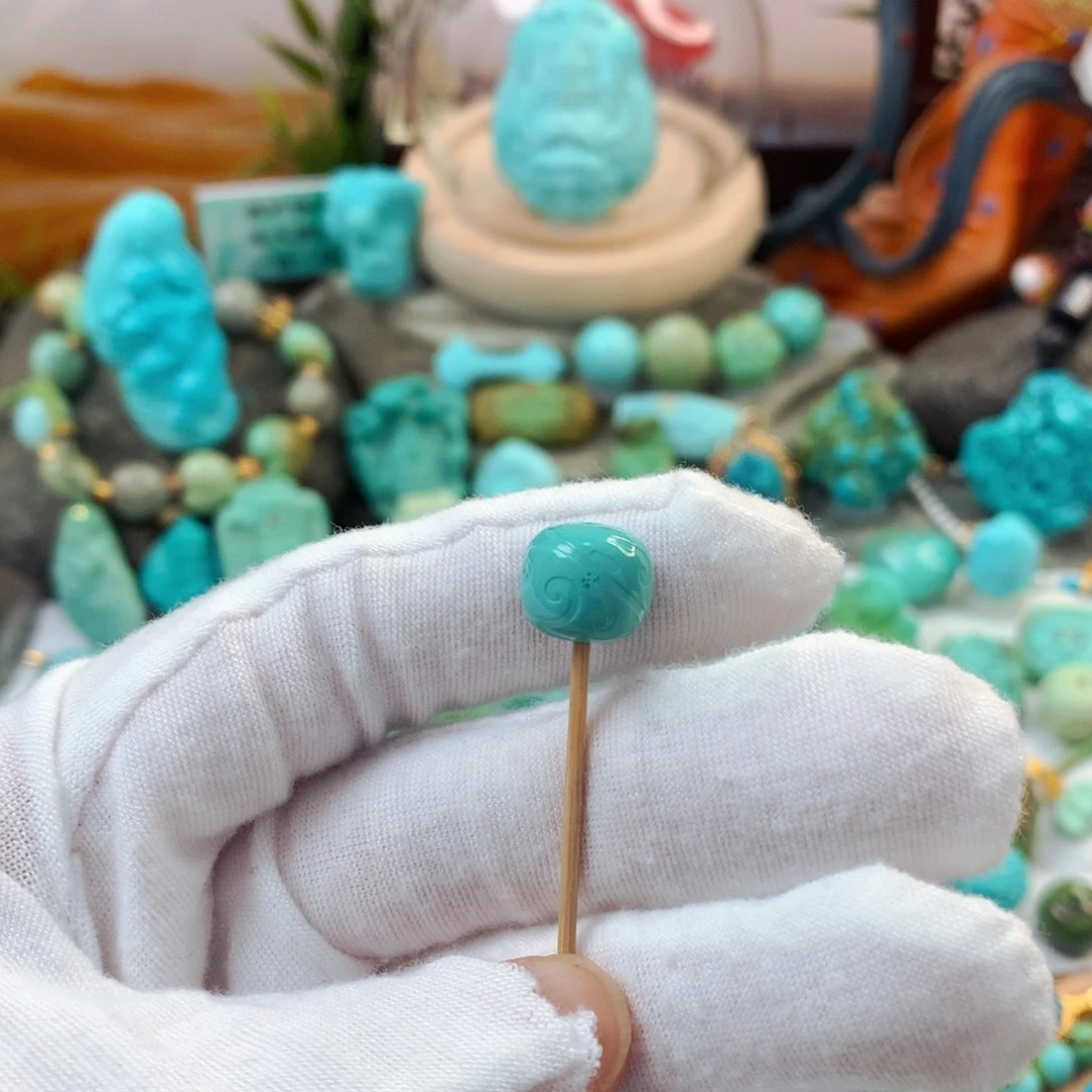 绿松石未镶嵌珠宝半成品