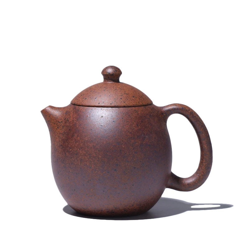 ZJ54【大吉羊】庄杰 铁砂泥龙蛋 铁砂泥 150ml紫砂壶 青墨