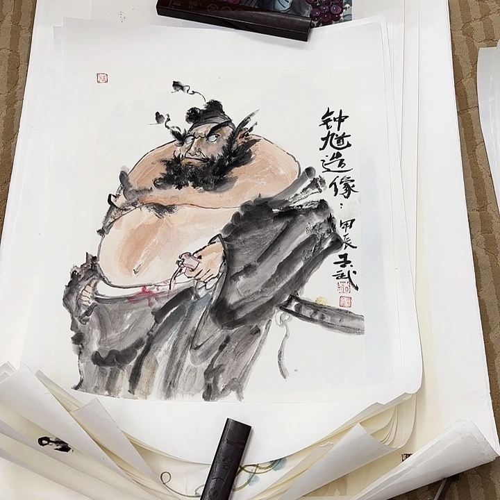 国画花鸟等多种形式为