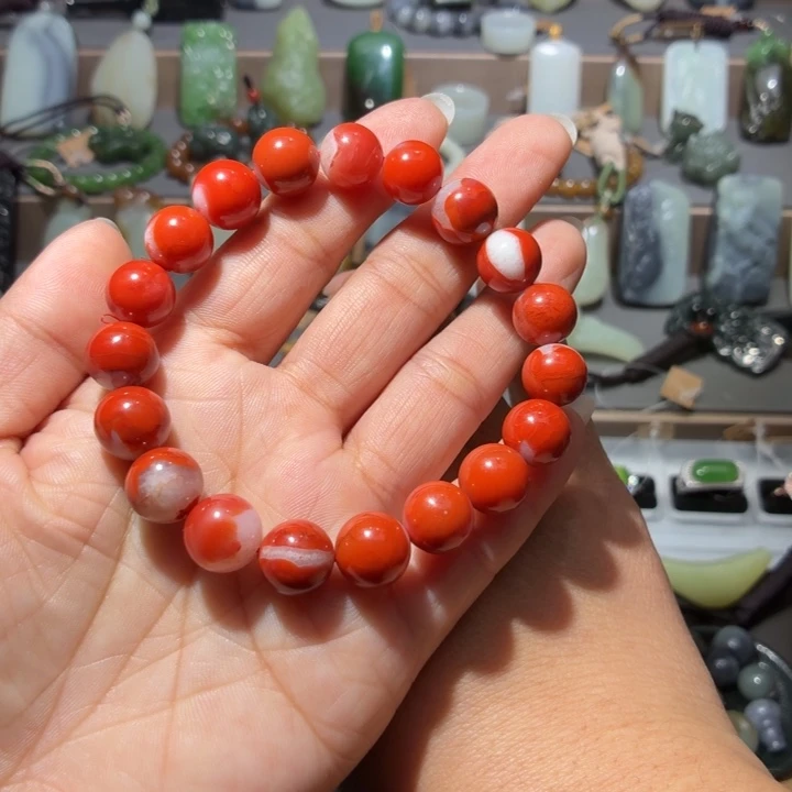 南红玛瑙未镶嵌颈饰