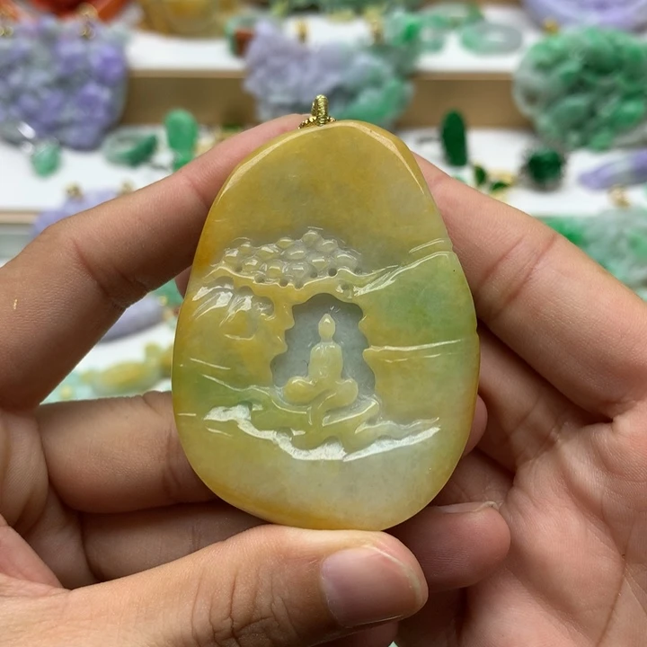颈饰未镶嵌翡翠翡翠