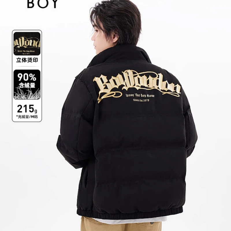BOY LONDON中性款时尚潮流百搭通勤短款羽绒服N28064